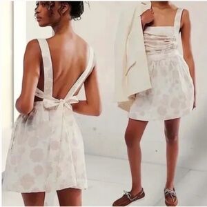 Free People Meet Me in Maui Floral Overall Dress